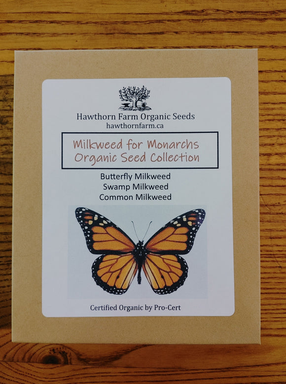 Milkweed for Monarchs Organic Seed Collection
