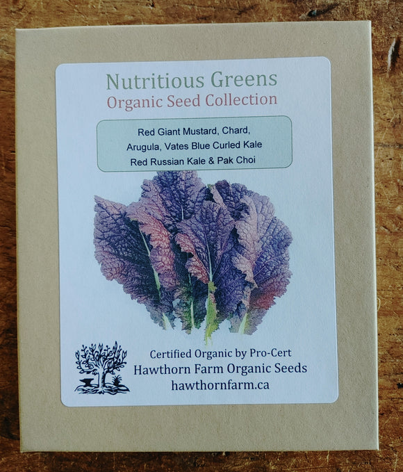 Nutritious Greens Organic Seed Collection