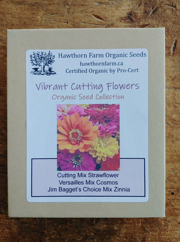 Vibrant Cutting Flowers Organic Seed Collection