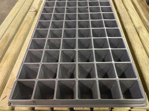 Standard sized 72 cell plug tray